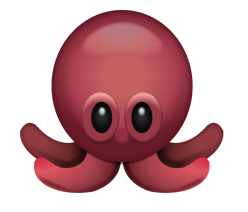 Squid Emoji Logo